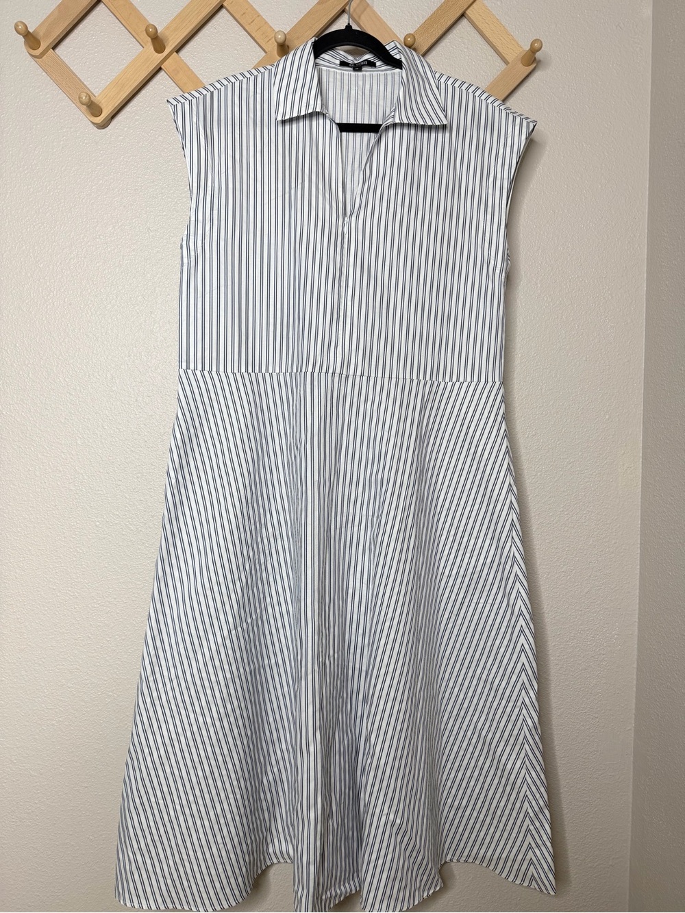 Kal Reiman Striped A Line Dress Sz M